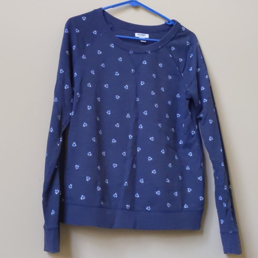 Old Navy floral sweatshirt